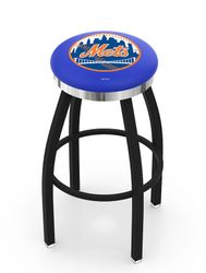 New York Mets Chrome Ring Swivel Stool