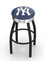 New York Yankees Black Diner Swivel Stool