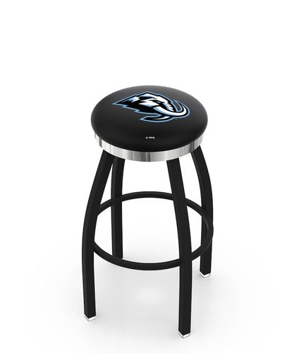Utah Mammoth Chrome Ring Swivel Stool