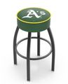 Oakland Athletics Cushion Swivel Stool