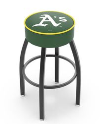 Oakland Athletics Cushion Swivel Stool