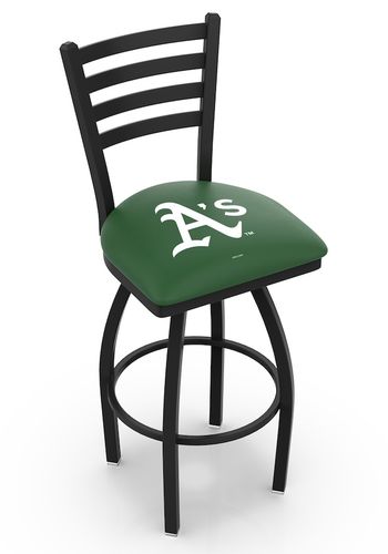 Oakland Athletics Ladder Back Swivel Stool
