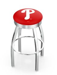 Philadelphia Phillies Chrome Diner Swivel Stool