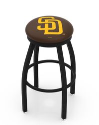 San Diego Padres Black Ring Swivel Stool