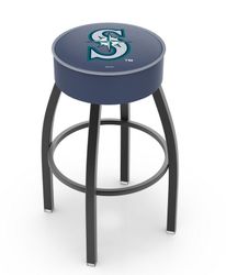 Seattle Mariners Cushion Swivel Stool
