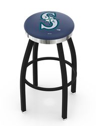 Seattle Mariners Chrome Ring Swivel Stool