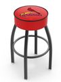 St Louis Cardinals Cushion Swivel Stool