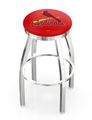 St Louis Cardinals Ring Chrome Swivel Stool