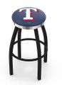 Texas Rangers Chrome Ring Swivel Stool