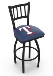 Texas Rangers Jailhouse Back Swivel Stool