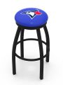 Toronto Blue Jays Black Ring Swivel Stool