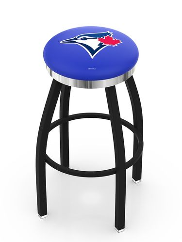 Toronto Blue Jays Chrome Ring Swivel Stool