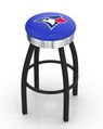 Toronto Blue Jays Black Diner Swivel Stool