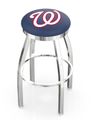 Washington Nationals Ring Chrome Swivel Stool