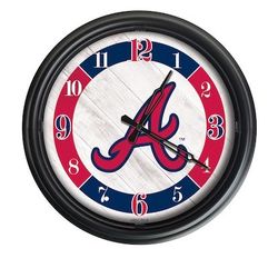 Atlanta Braves Outdoor LED Clock