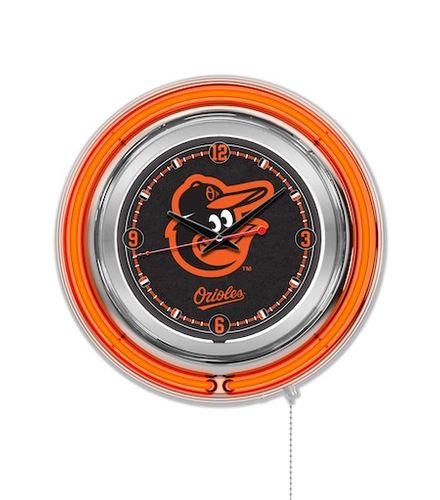 Baltimore Orioles Neon Clock 15