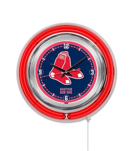 Boston Red Sox Neon Clock 15