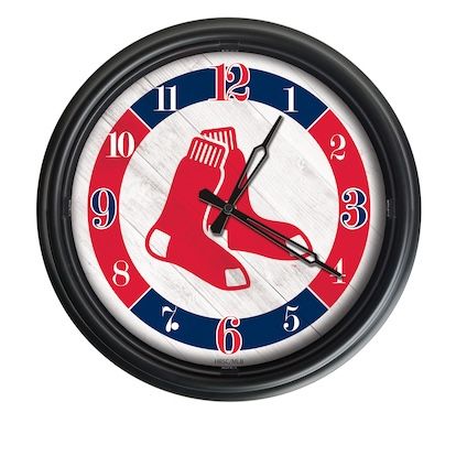 Boston Red Sox Outdoor LED Clock