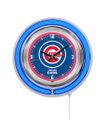 Chicago Cubs Neon Clock 15