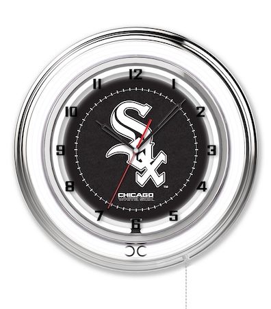 Chicago White Sox Neon Clock 19