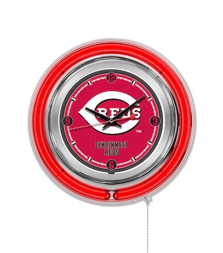 Cincinnati Reds Neon Clock 15