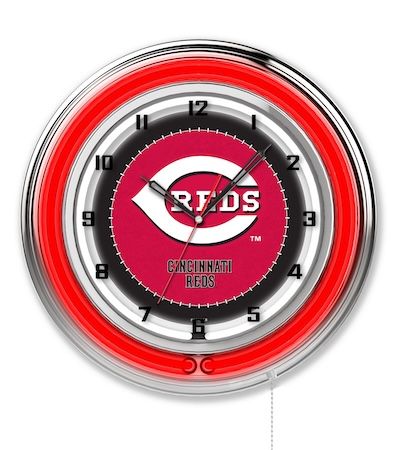 Cincinnati Reds Neon Clock 19