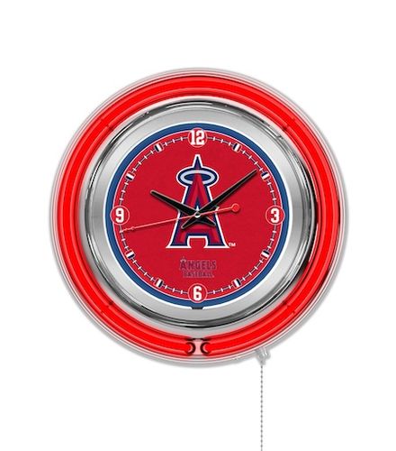 Los Angeles Angels Neon Clock 15