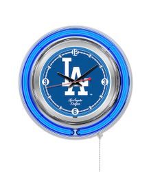 Los Angeles Dodgers Neon Clock 15