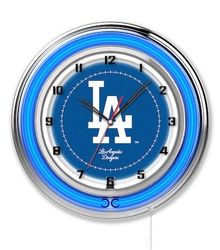Los Angeles Dodgers Neon Clock 19
