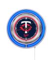 Minnesota Twins Neon Clock 15