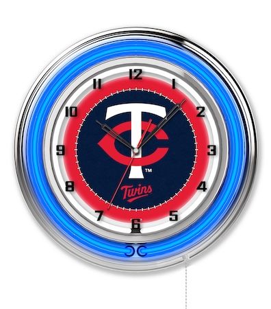 Minnesota Twins Neon Clock 19
