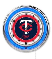 Minnesota Twins Neon Clock 19