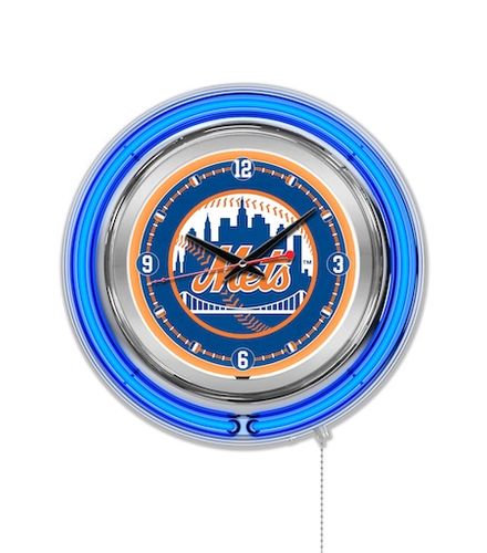 New York Mets Neon Clock 15