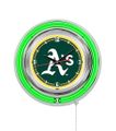 Oakland Athletics Neon Clock 15