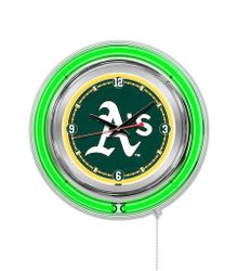 Oakland Athletics Neon Clock 15