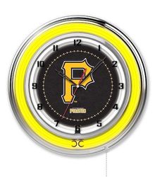 Pittsburgh Pirates Neon Clock 19