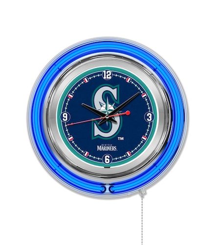 Seattle Mariners Neon Clock 15