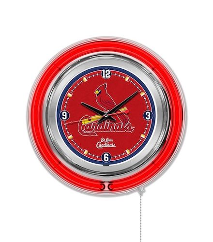 St Louis Cardinals Neon Clock 15
