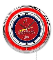 St Louis Cardinals Neon Clock 19