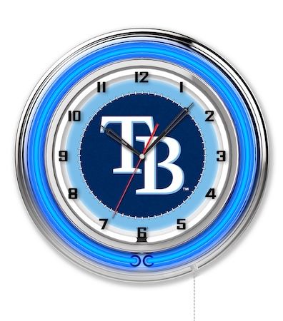 Tampa Bay Rays Neon Clock 19