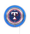Texas Rangers Neon Clock 15