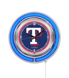 Texas Rangers Neon Clock 15