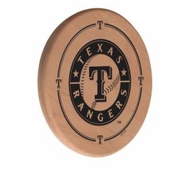 Texas Rangers Laser Engraved Solid Wood Sign