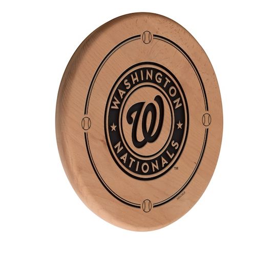 Washington Nationals Laser Engraved Solid Wood Sign