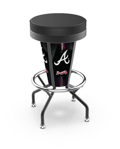 Atlanta Braves Lighted Bar Stool