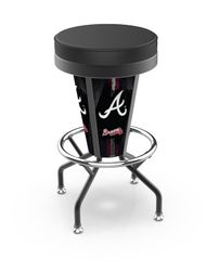 Atlanta Braves Lighted Bar Stool