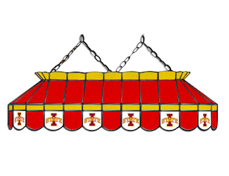 Iowa State 40 Stained Glass Billiard Lamp