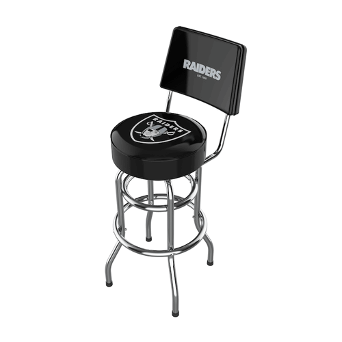 Las Vegas Raiders Barstool w/ Back