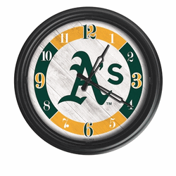 Oakland Athletics Outdoor LED Clock