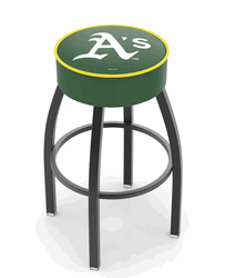 Oakland Athletics Cushion Swivel Stool